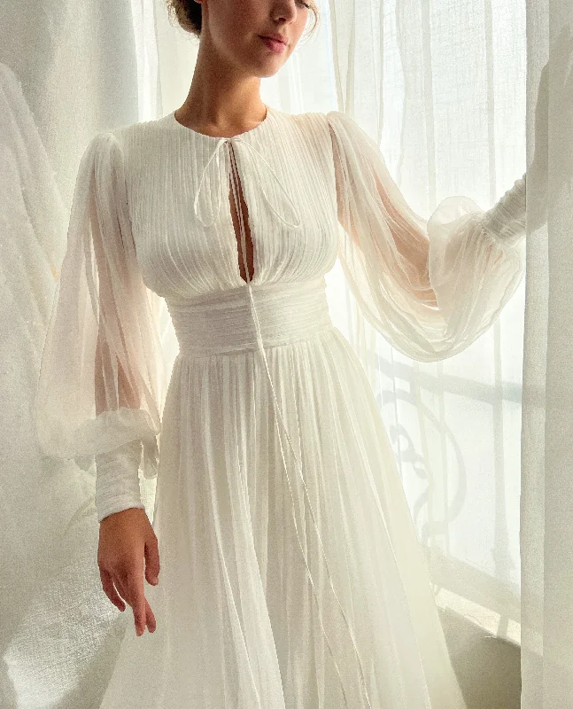 Maxi - inspired midi dresses with flowing fabrics for a beachy vibeEnchanted Isabelle Gown