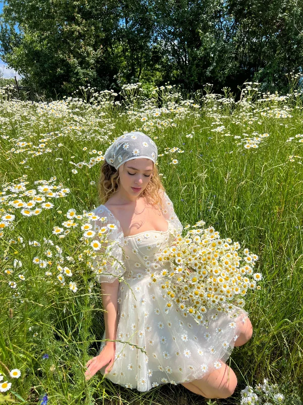 Midi dresses with lace - up fronts for a unique and adjustable styleMeadow Daisy Mini Dress