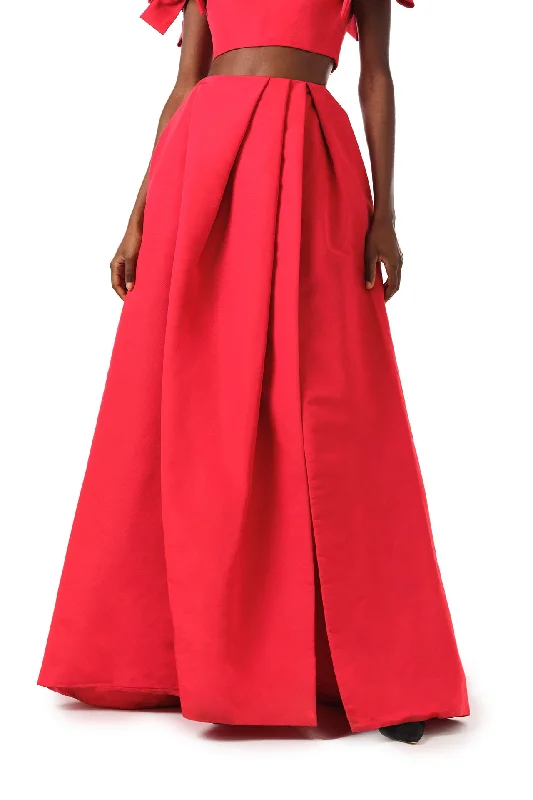 Midi dresses with satin - finish fabrics for a luxurious feelPleated Ballgown Skirt