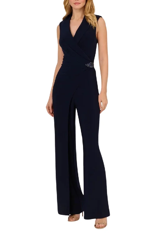 Maxi dresses with a wrap - around style for a customizable fit Maxi dresses with a wrap - around style for a customizable fit Adrianna Papell AP1D105272 Long Formal Jumpsuit