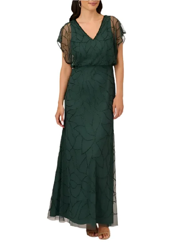 Plaid maxi dresses for fall fashion events Plaid maxi dresses for fall fashion events Adrianna Papell AP1E210622 Long Beaded Blouson Formal Dress