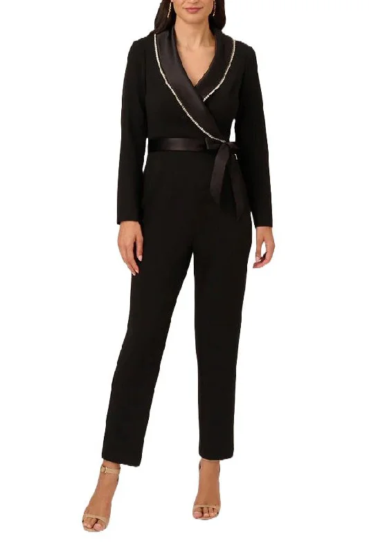 Sheer maxi dresses with lace overlays for a romantic touch Sheer maxi dresses with lace overlays for a romantic touch Adrianna Papell AP1E210678 Long Sleeve Formal Jumpsuit
