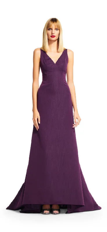 Wedding guest dresses with pom - pom trims for a playful lookAdrianna Papell AP1E200412 Long Sleeveless Formal Evening Dress