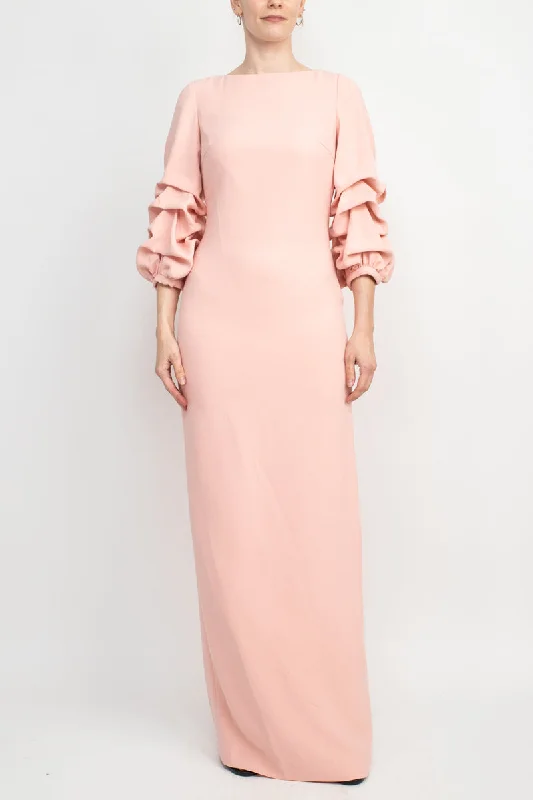 Maxi dresses with tassel accents for a fun and lively touch Maxi dresses with tassel accents for a fun and lively touch Alberto Makali 185557 Long Mother of the Bride Bodycon Formal Dress
