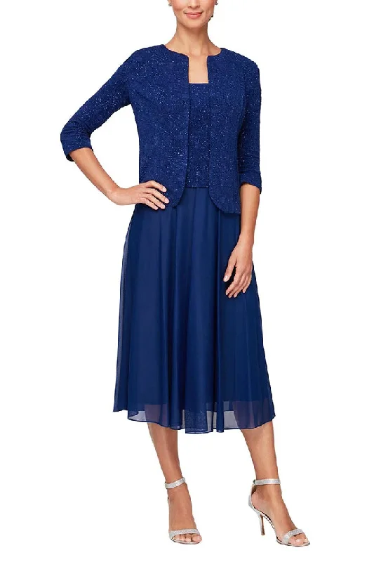 Leather maxi dresses for an edgy and bold appearance Leather maxi dresses for an edgy and bold appearance Alex Evenings 8125924 Short Mother of the Bride Jacket Midi Dress