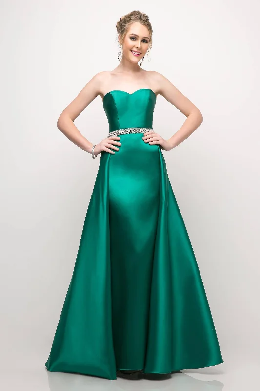 Cotton wedding guest dresses with smocked details for a casual weddingCinderella Divine UT253 Prom Long Strapless Sweetheart Mikado Ball Gown