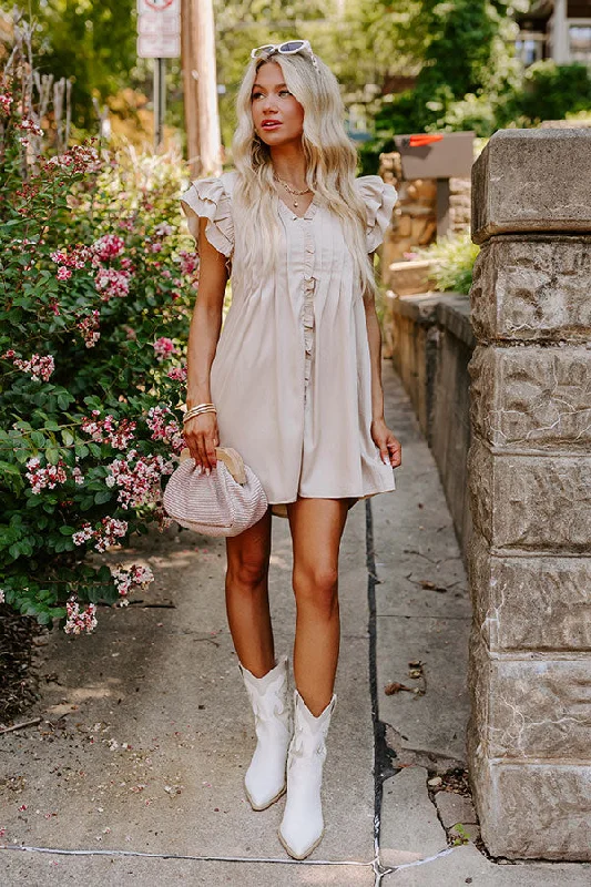 Mini dresses with tiered skirts for added volumeCue The Chic Satin Mini Dress