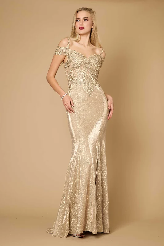 Maxi dresses with embroidered floral motifs for a unique design Maxi dresses with embroidered floral motifs for a unique design Dylan & Davids Long Off Shoulder Lace Formal Evening Dress Gold