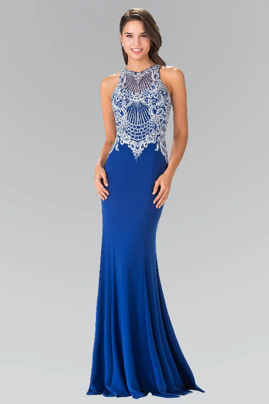 Wedding guest dresses with mesh panels and empire waistsLong Formal Dress Evening Prom Gown