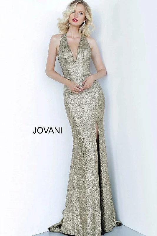 Wedding guest dresses with fringe accents for a bohemian - inspired weddingJovani 68481 Prom Formal Long Dress