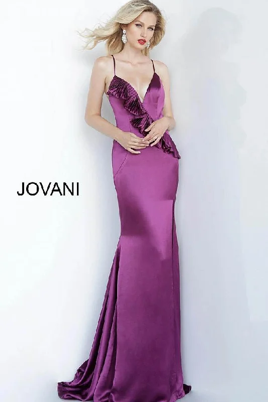 Bow - backed wedding guest dresses in silk for a luxurious feelJovani 68520 Prom Long Formal Gown