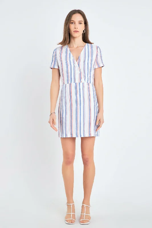 Mini dresses with mesh panels for a sexy and trendy lookLinen Mini Dress