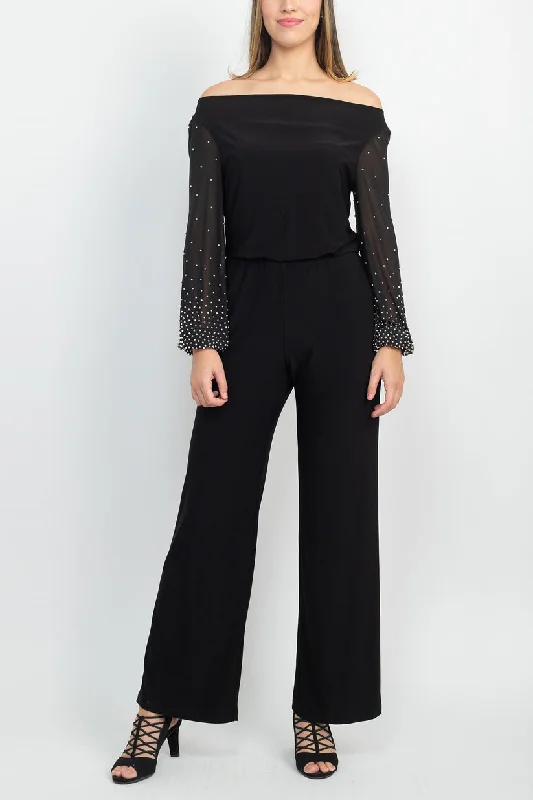 Maxi dresses with off - the - shoulder styles for a romantic and breezy look Maxi dresses with off - the - shoulder styles for a romantic and breezy look Marina 267261 Long Formal Blouson Jumpsuit