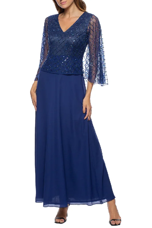 Maxi dresses with thin spaghetti straps for a delicate and feminine feel Maxi dresses with thin spaghetti straps for a delicate and feminine feel Marina 267902 Long Beaded Mother of the Bride Formal Capelet Dress