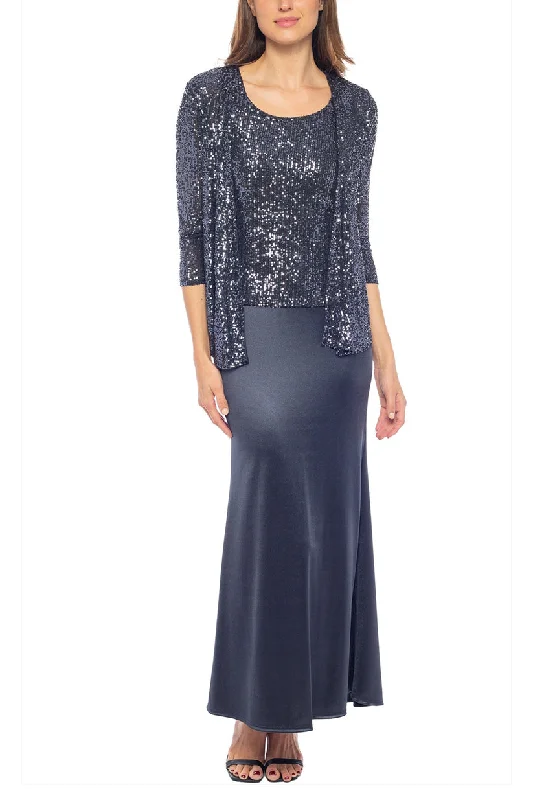 Maxi dresses with a cinched waist for a defined silhouette Maxi dresses with a cinched waist for a defined silhouette Marina 268541 Long Sequin Mother of the Bride Jacket Dress