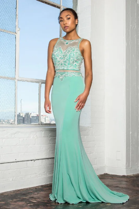 Sequined wedding guest dresses for an evening weddingProm Long Beaded Dress Formal Evening Gown