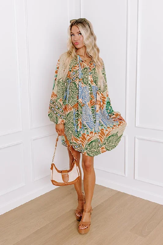 Polyester mini dresses for easy careParadise Palms Mini Dress