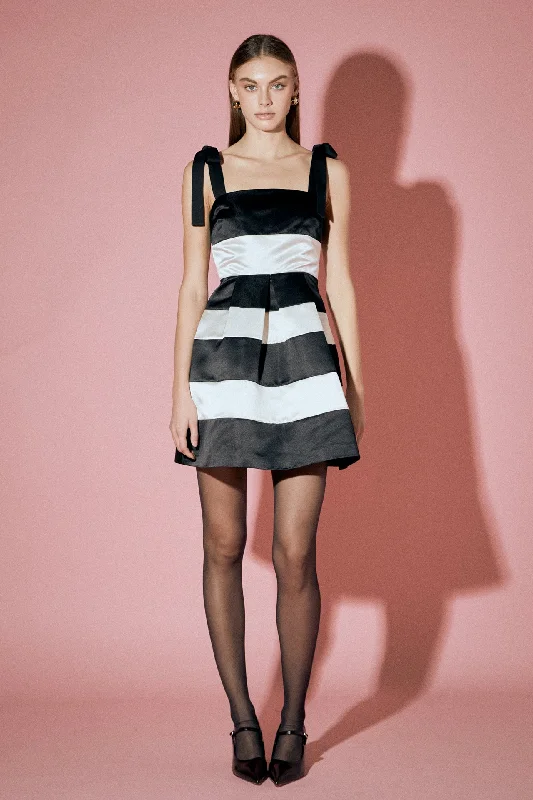 Polyester mini dresses for easy careStripe Mini Dress