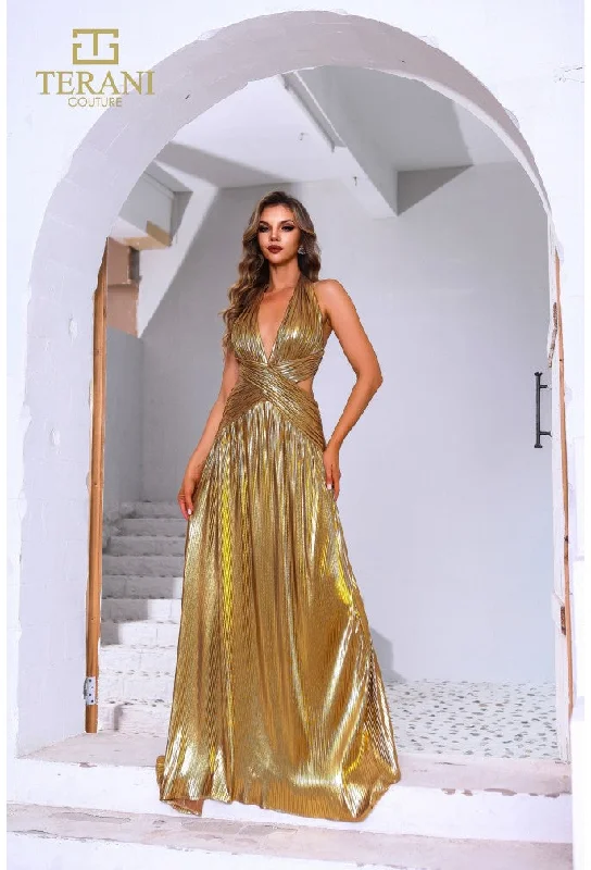 Maxi dresses with side slits for a touch of allure Maxi dresses with side slits for a touch of allure Terani Couture 251P4534 Long Formal A Line Prom Dress