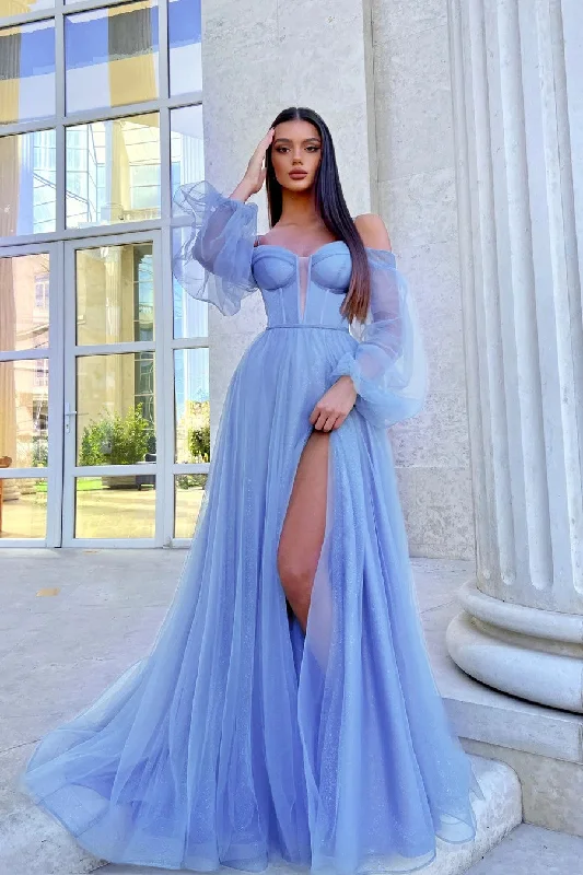 Maxi dresses with polka dot prints for a playful style Maxi dresses with polka dot prints for a playful style Tina Holly TK130 Long A Line Ball Gown Formal Prom Dress
