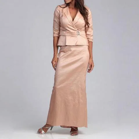 Strapless wedding guest dresses with rhinestone - studded bodicesAlex Evenings AE366147 Formal Long Dress