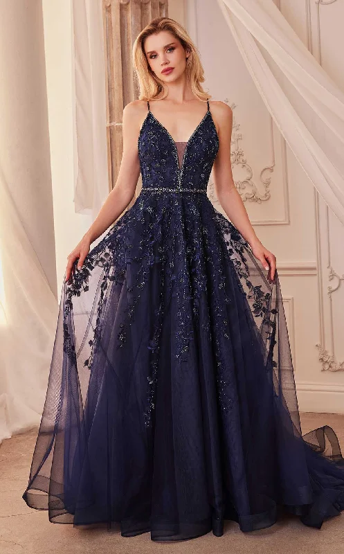 Prom dresses with tiered lace skirts and off - the - shoulder necklines for a feminine and elegant formal affairAndrea and Leo A1251 Dress