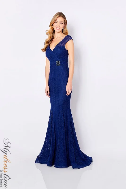 Formal dresses with high - low hems and floral embroidery for a unique prom styleCameron Blake 221696