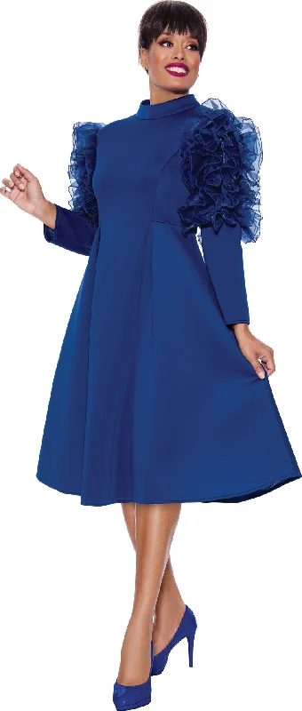 Cocktail dresses with a wrap - around style and a belted waistDivine Apparel SL1801W Short A Line Long Sleeve Dress