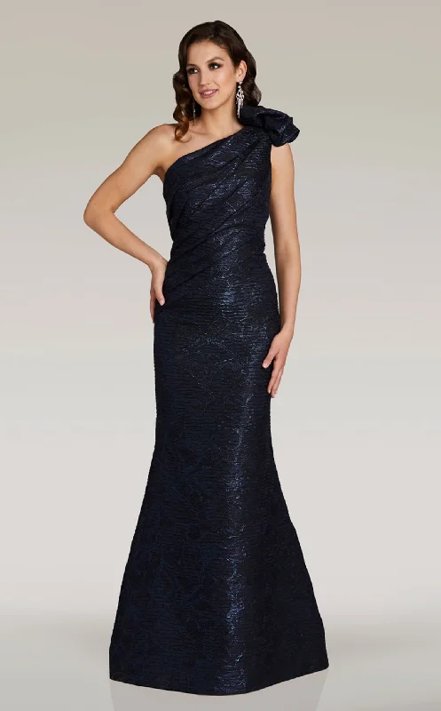 Prom dresses with tiered ruffled sleeves and satin skirts for a feminine and voluminous lookFeriani 18356 Dress