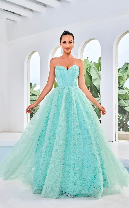 Prom dresses with geometric - cutout sleeves and flowing chiffon fabrics for a modern and airy lookJadore J24045 Dress