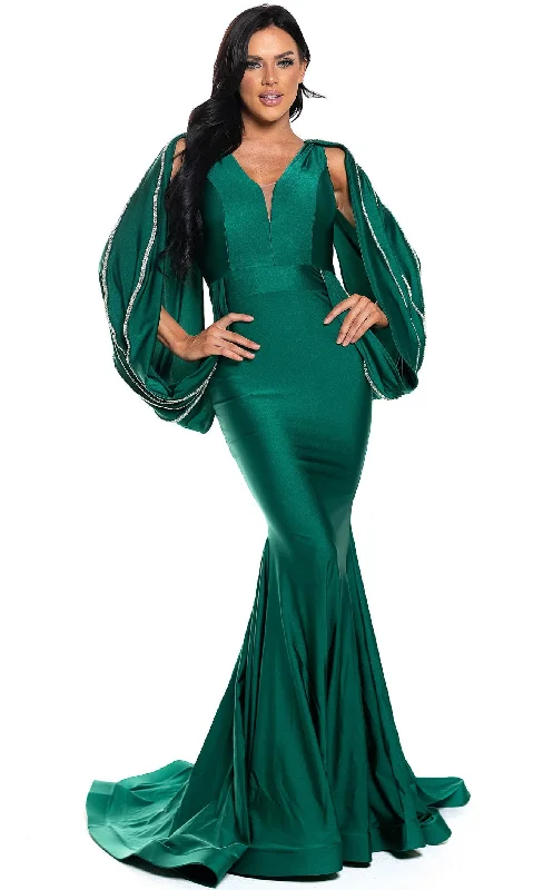 Formal dresses with pleated yokes and button - up fronts for a classic and refined lookJessica Angel 902 Dress