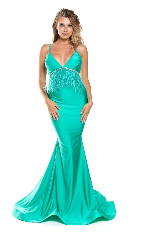 Formal dresses with tassel - adorned belts and tiered skirts for a stylish and festive formal eventJessica Angel 919 Dress