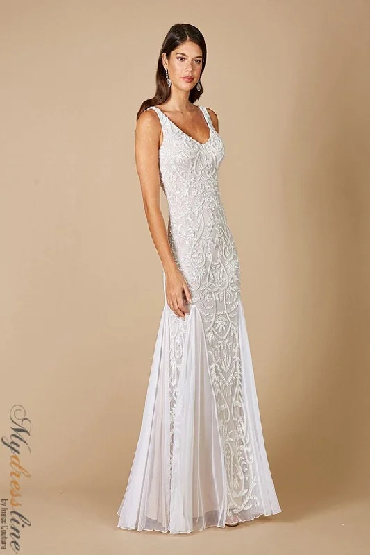 Formal dresses with gathered bodices and wide - leg skirts for a comfortable and stylish silhouetteLara 51061