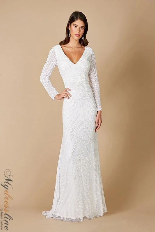 Formal dresses with asymmetric ruffled hems and high - low designs for a fashion - forward and dynamic appearanceLara 51072
