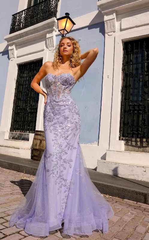 Formal dresses with geometric patterns and metallic accents for a modern formal affairNox Anabel G1258 Dress