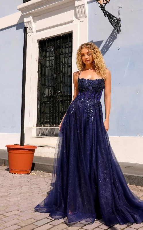 Formal dresses with tiered lace skirts and off - the - shoulder necklines for a feminine and elegant formal appearanceNox Anabel G1405 Dress
