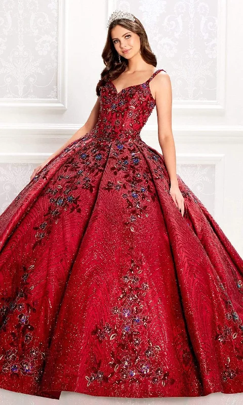 Prom dresses with lace - trimmed sleeves and empire - style waists for a flattering and vintage - inspired formal affairPrincesa by Ariana Vara - PR22023 Beaded Sweetheart Gown