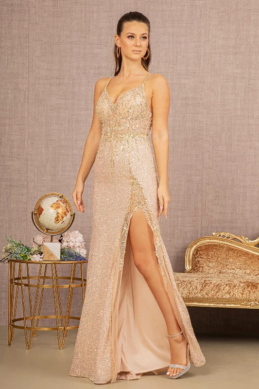 One - shoulder wedding guest dresses with beaded detailsProm Long Formal Mermaid Dress