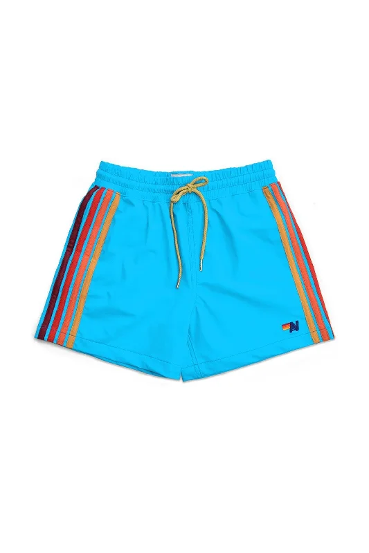 Twill Women Shorts with a Smooth Texture and DurabilityAVIATOR NATION KIDS FLEX BOARD SHORTS - NEON BLUE