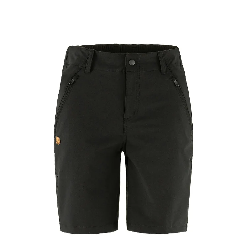 High - Waisted Women Shorts for a Retro and Flattering LookFjallraven Womens Abisko Trail Stretch Shorts Black