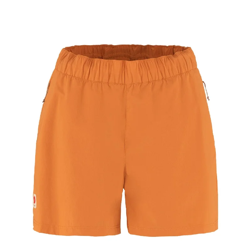 Stretchable Women Shorts for Maximum MobilityFjallraven Womens High Coast Relaxed Shorts Spicy Orange