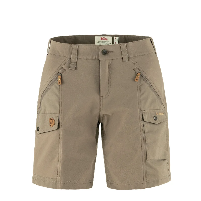 Printed Floral Women Shorts for a Summer - Ready StyleFjallraven Womens Nikka Curved Shorts Suede Brown