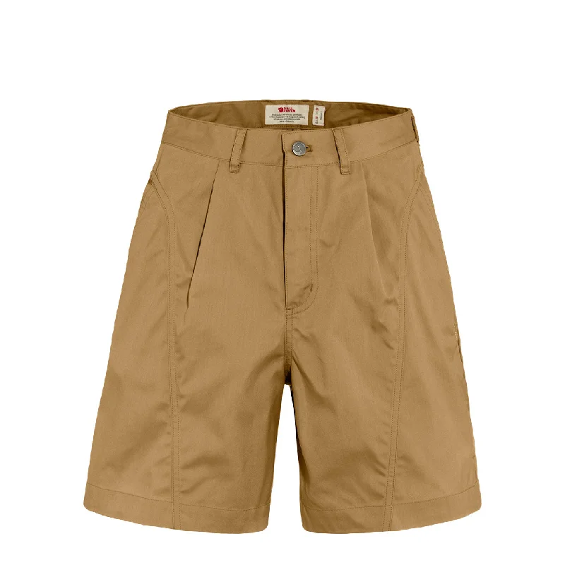 Tie - Waist Women Shorts for a Customizable FitFjallraven Womens Vardag Shorts Buckwheat Brown