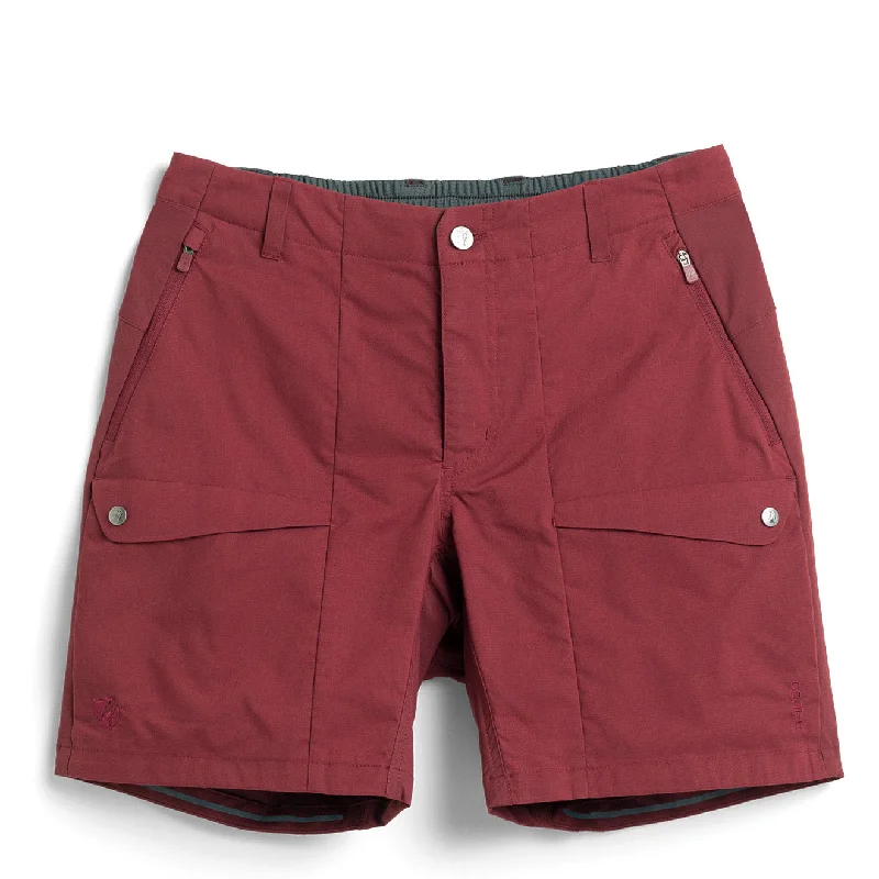 Denim Women Shorts with Distressed Details for a Casual VibeFjallraven x Specialized Womens Riders Hybrid Shorts Bordeaux Red