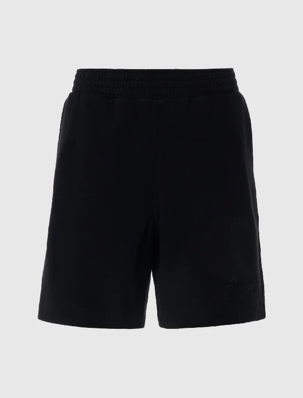 Plus Size Women Shorts with a Comfortable and Stylish FitEMBROIDERED LOGO SHORTS