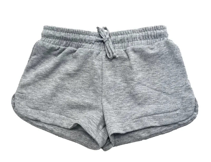 Cuffed Women Shorts for a Laid - Back and Trendy LookHeather Grey Soft Cloud Short