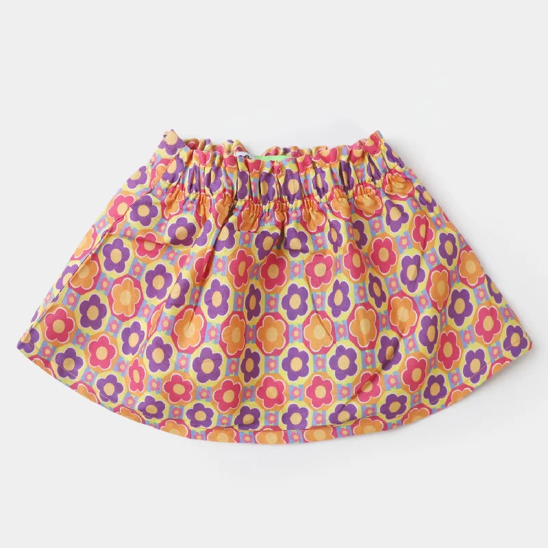 Leather Look Women Shorts for an Edgy and Chic StyleInfant Girls Casual Short Skirt - Multi