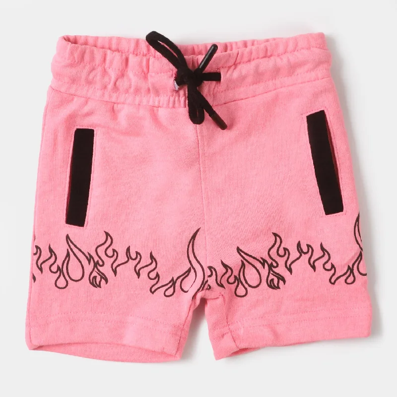 Ruffled Hem Women Shorts to Add a Feminine TouchInfant Girls Knitted Short Pink - F Pink