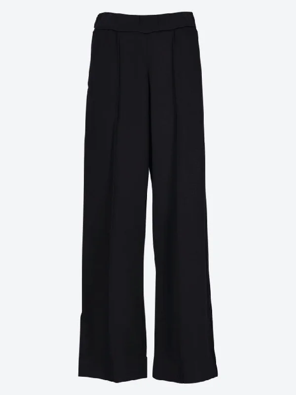 Elastic Waist Women Shorts for Easy Wear and ComfortShiny wool pants