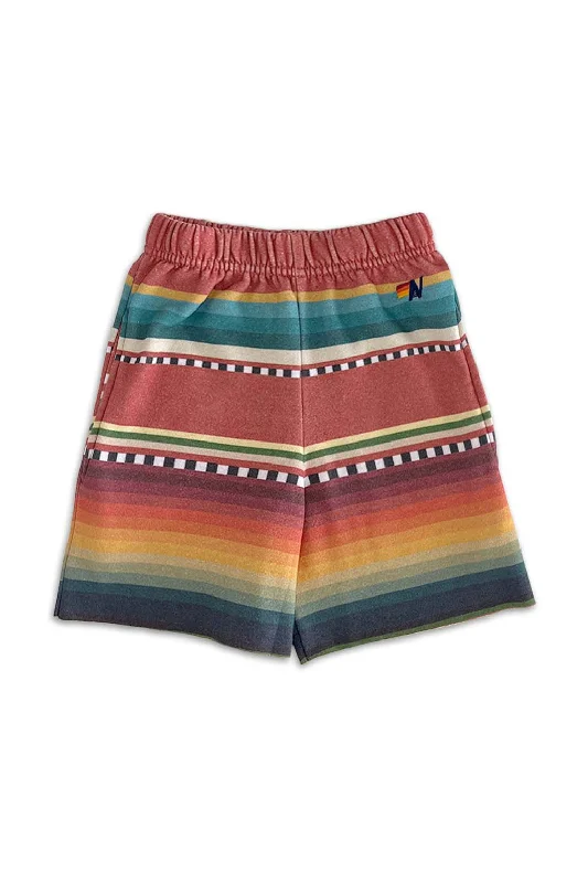 Tie - Waist Women Shorts for a Customizable FitKID'S TULUM SWEATSHORTS - RED